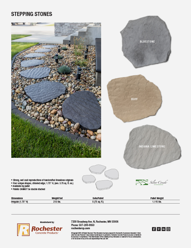 Stepping Stone Cut Sheet