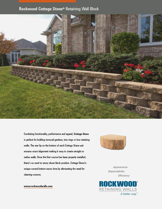 Cottage Stone Cut Sheet