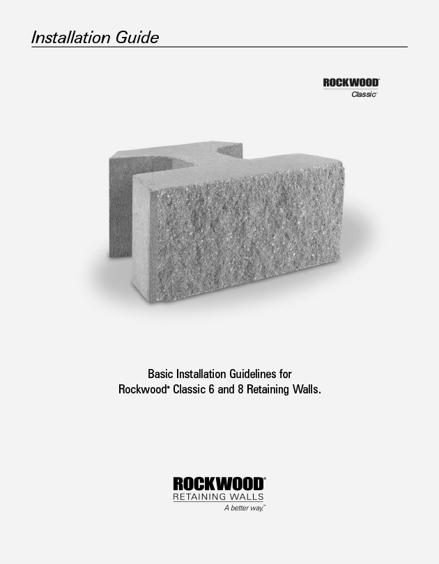 Classic & Classic Colonial Wall – Installation Manual – English