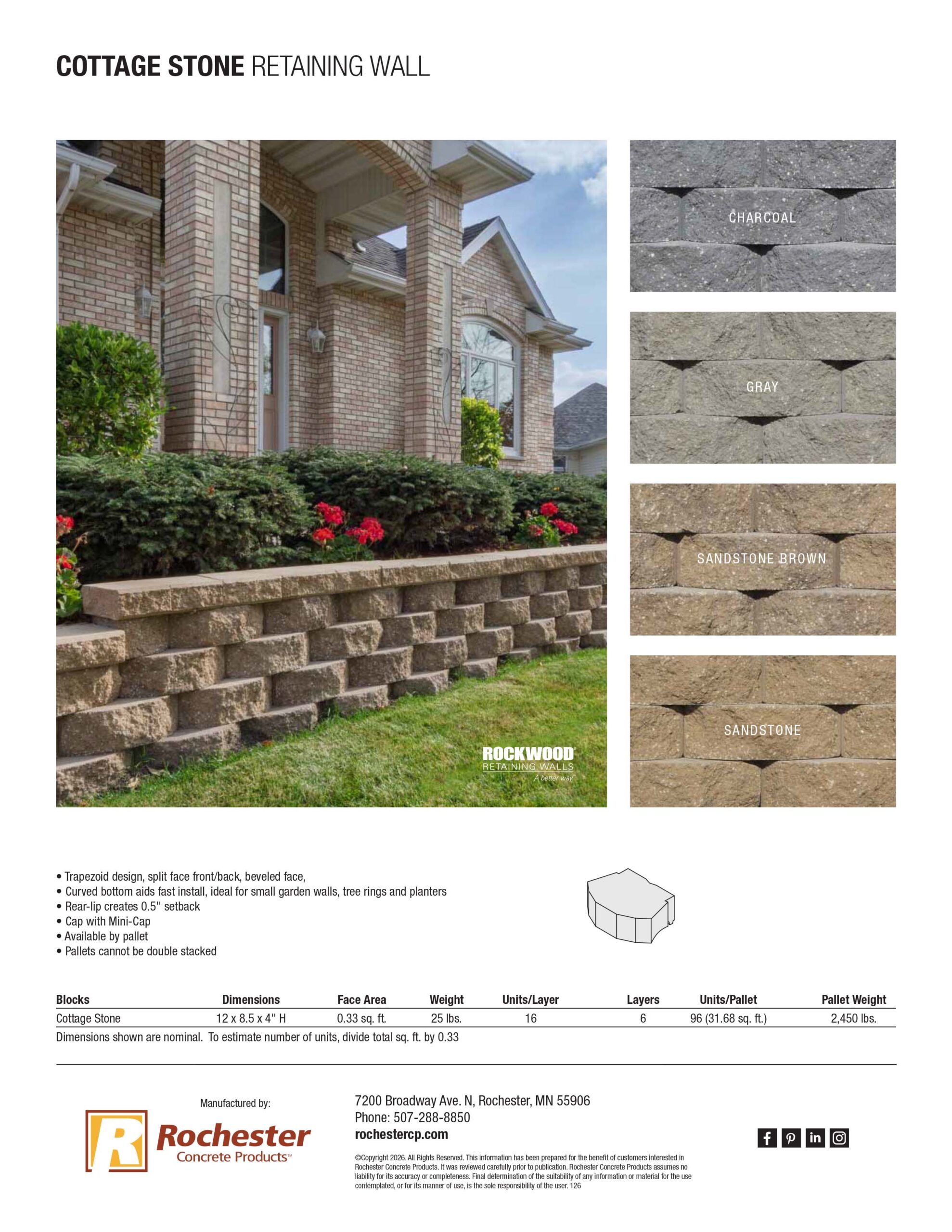 Cottage Stone Cut Sheet