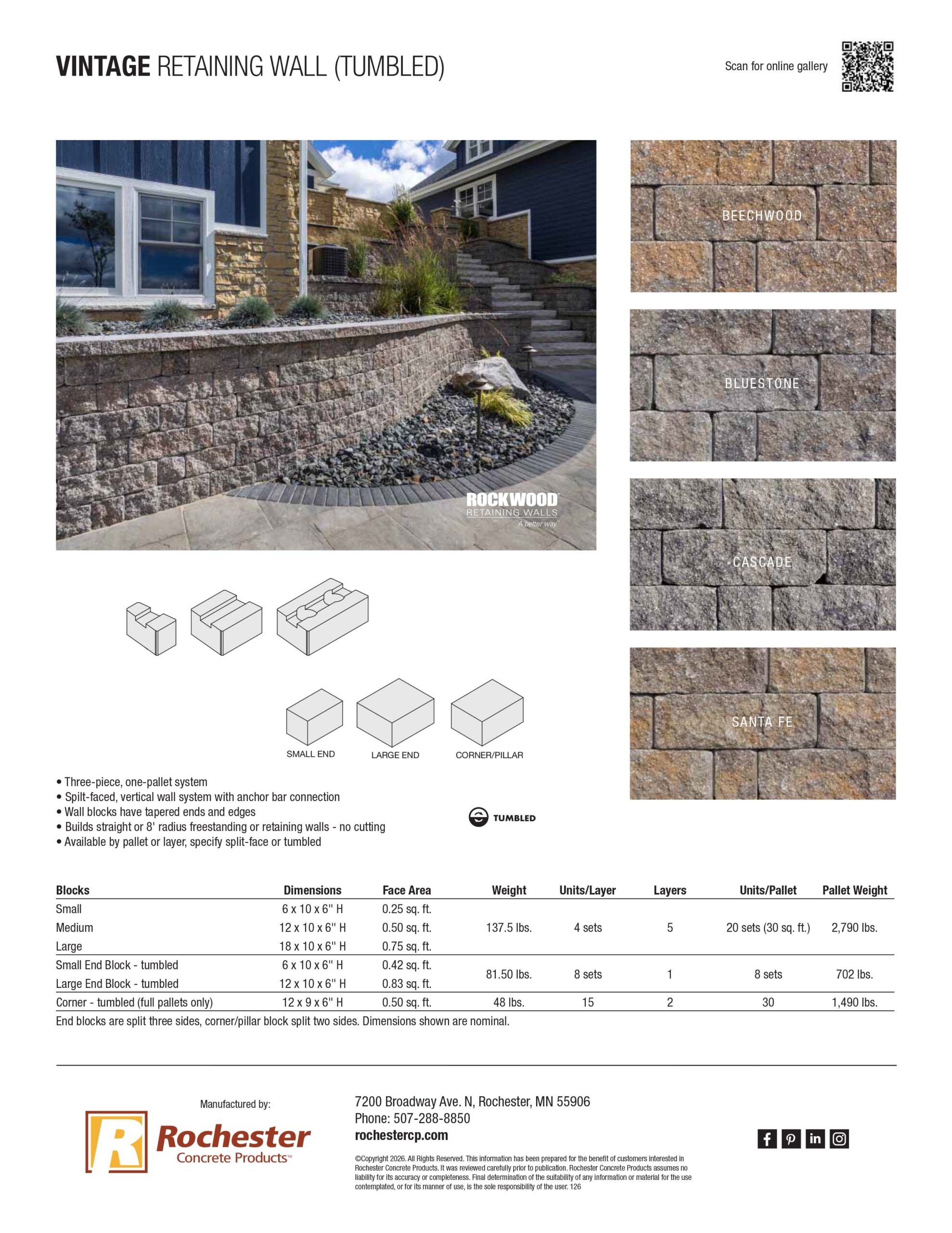 Vintage 6 Tumbled Cut Sheet