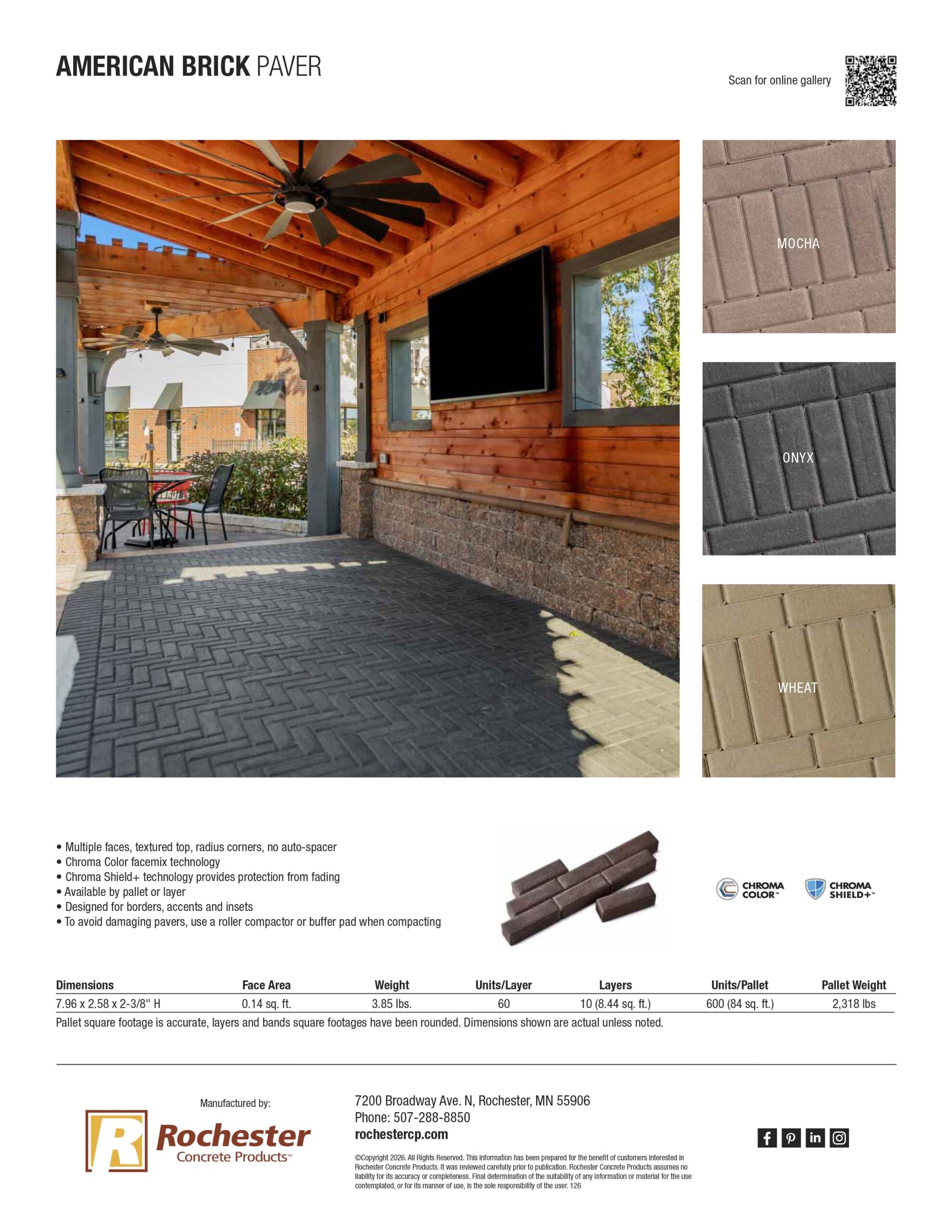 American Brick Cut Sheet
