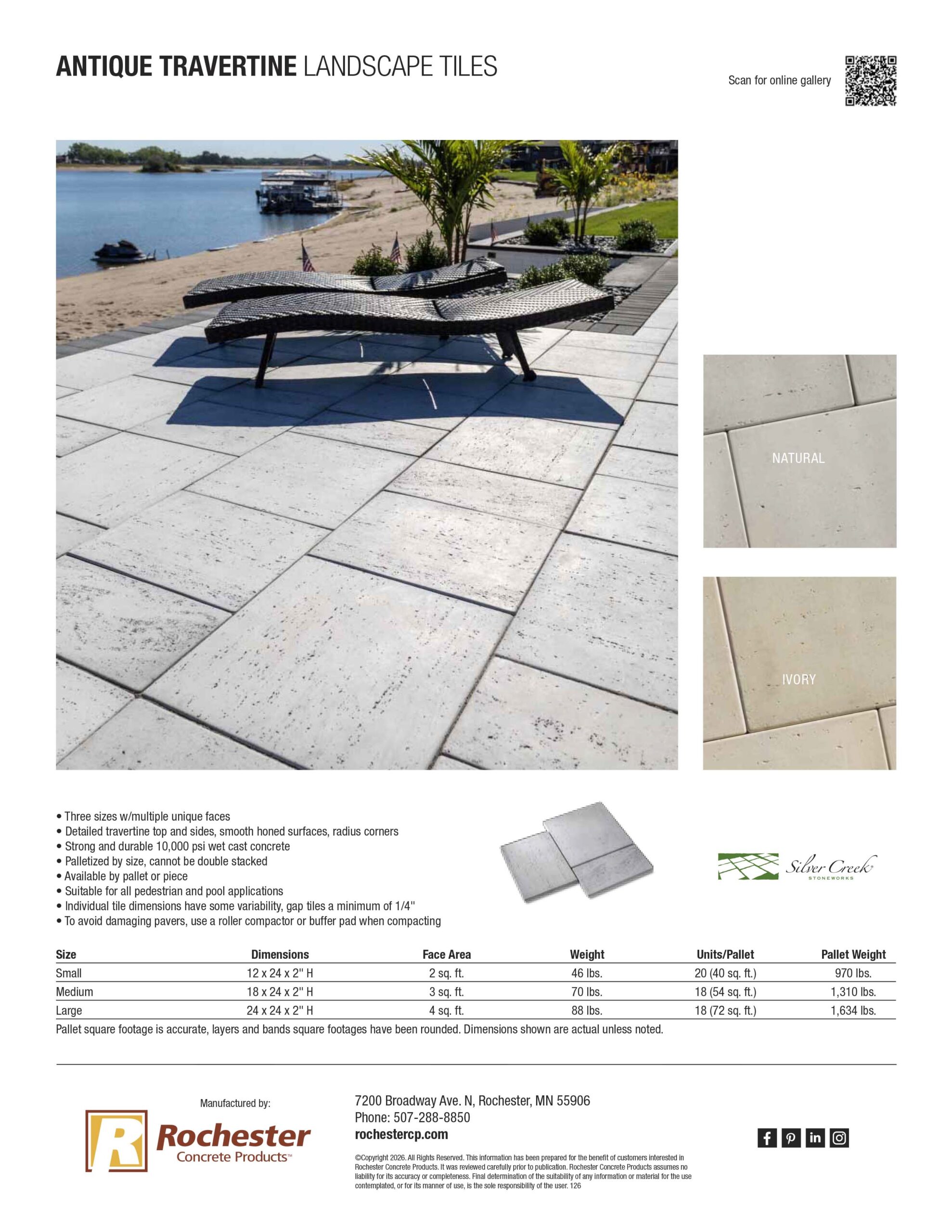 Antique Travertine Cut Sheet