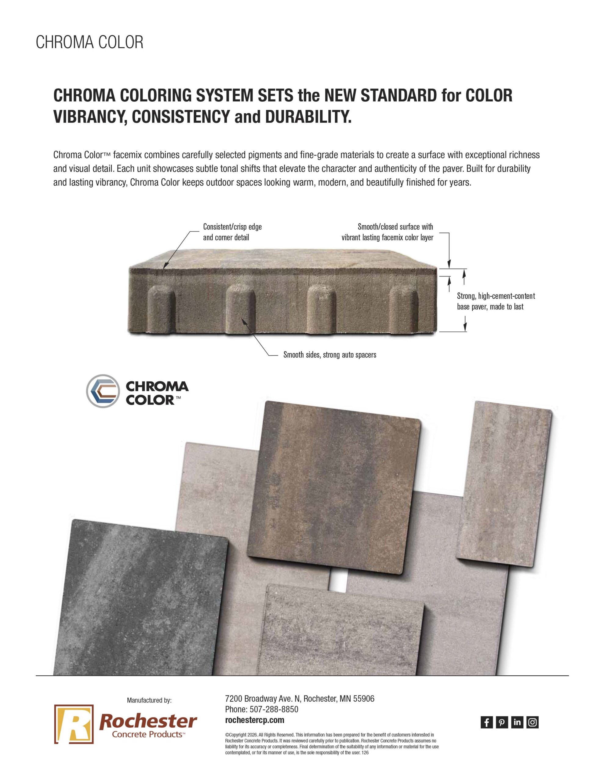 Chroma Color Cut Sheet