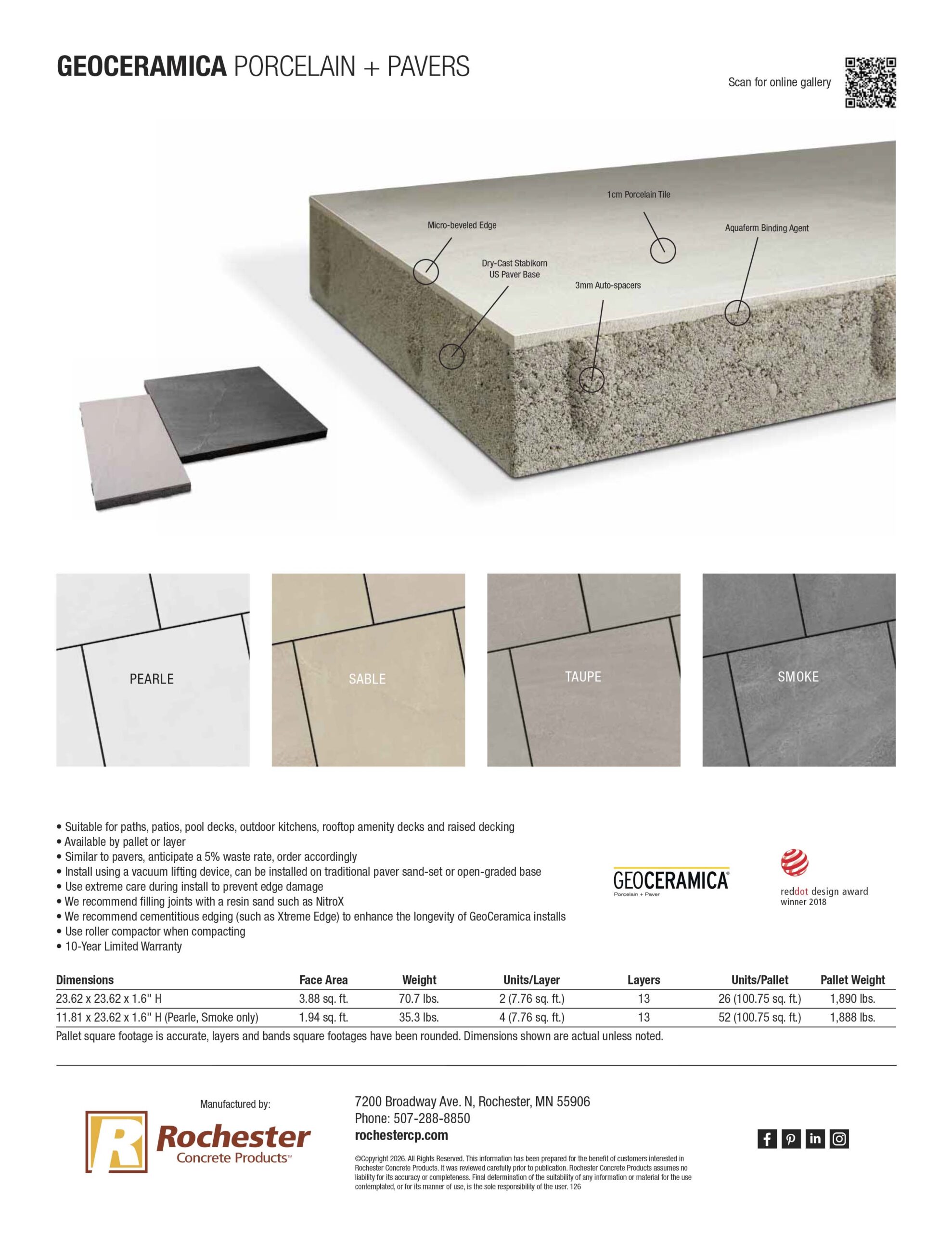 GeoCeramica Cut Sheet