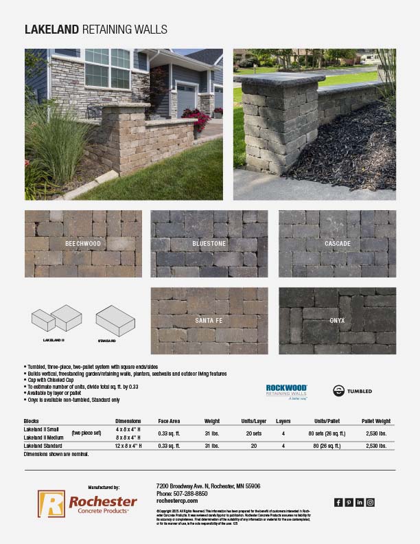 Lakeland Cut Sheet