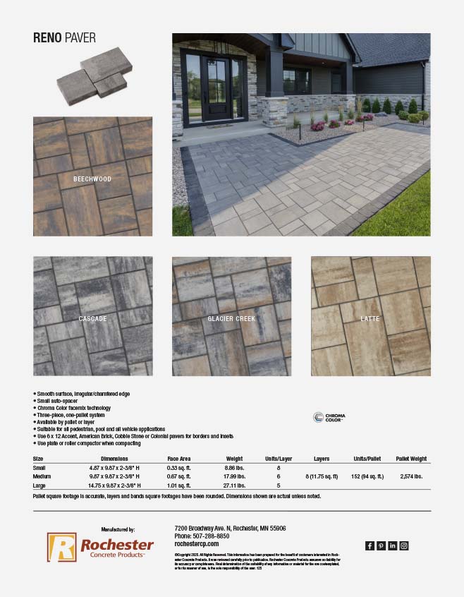 Reno Cut Sheet