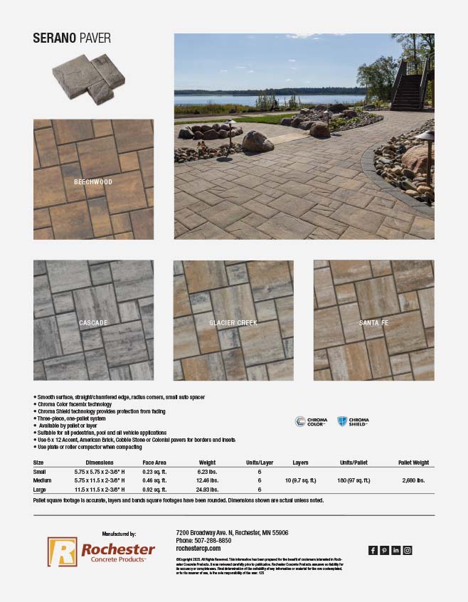 Serano Cut Sheet