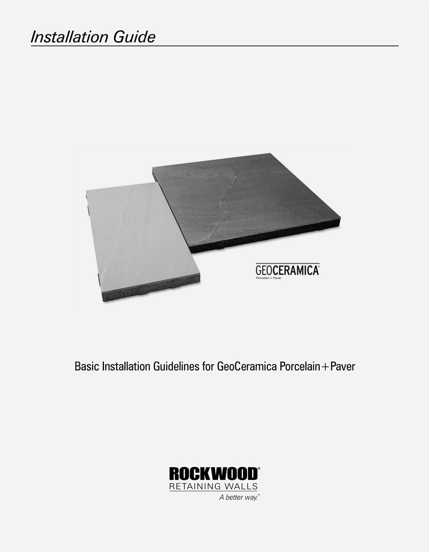GeoCeramica® Installation Manual