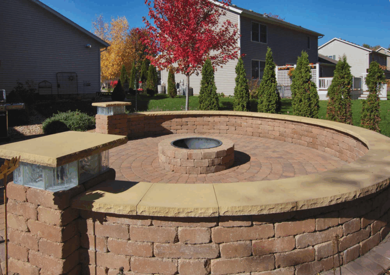 Design Options and Shapes for Landscape Block Fire Pits