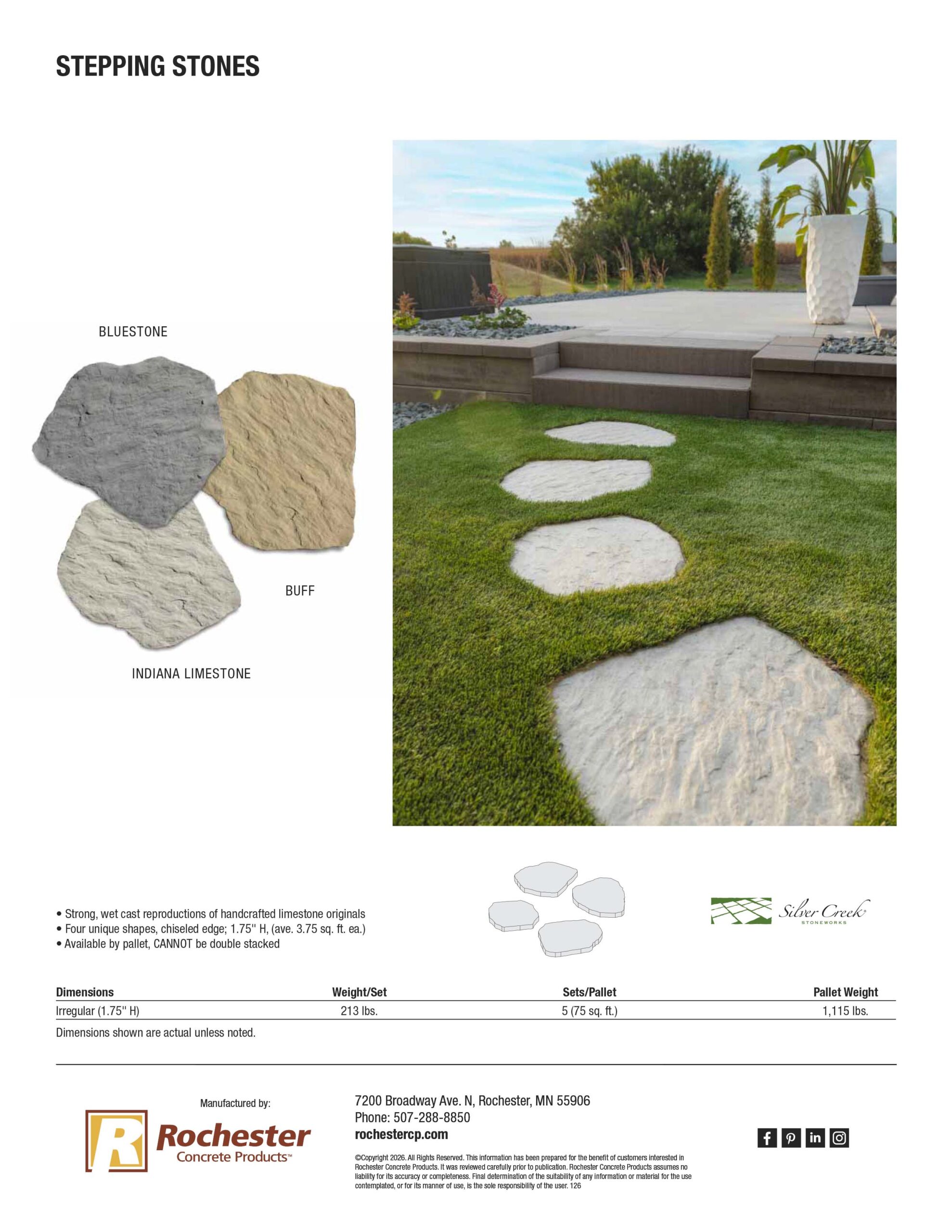 Stepping Stone Cut Sheet