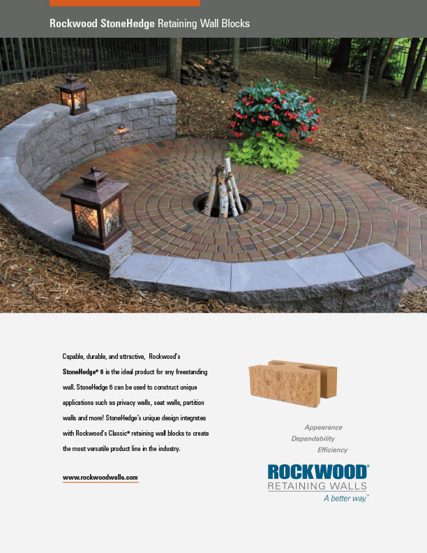 StoneHedge Cut Sheet