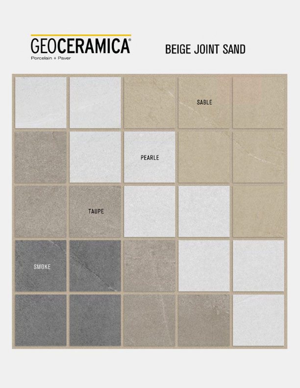 GeoCeramica® Jointing Sand Color Selector
