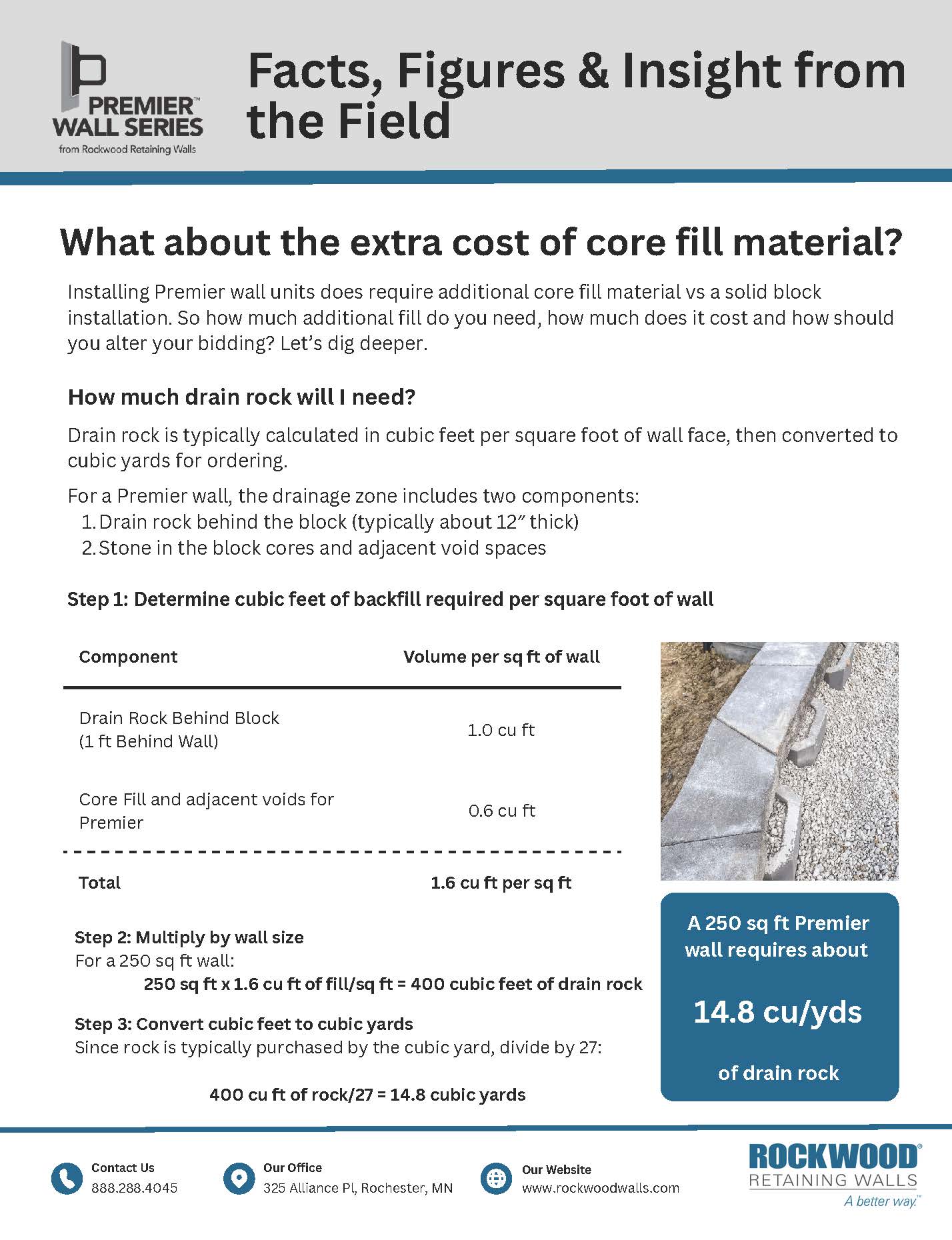 Premier Calculating Core Fill