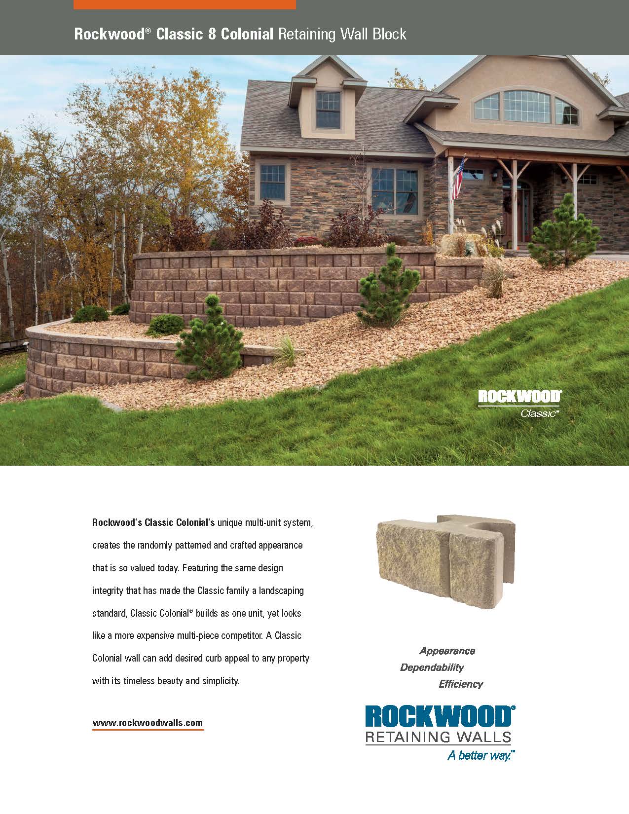 Classic Colonial 8 Cut Sheet
